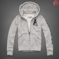 heren abercrombie fitch pullover full-zip lichtgrijs Winkel Amsterdam ijjd4732